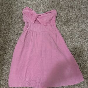 Blanco by Nature Pink Strapless Dress